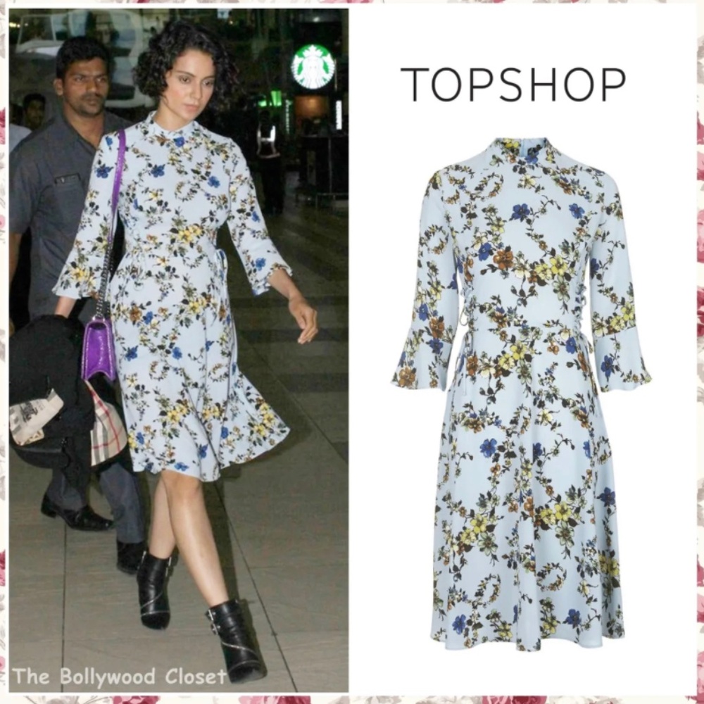 Top shop women midi dress